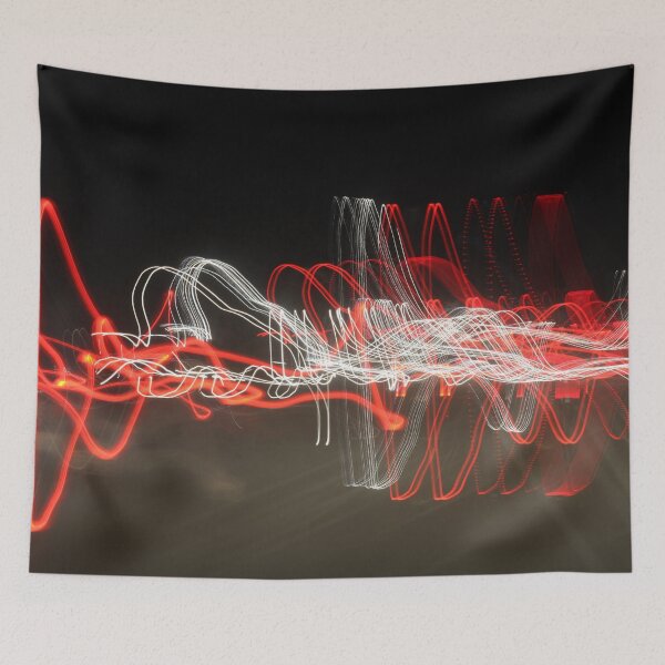 Item preview, Dancing of Night Light Streak - Light Impressionism designed and sold by joejiing.