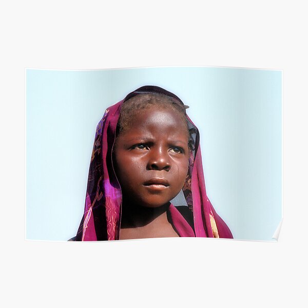 Mary 14 yeard old. Kebbe State, Nigeria. Poster