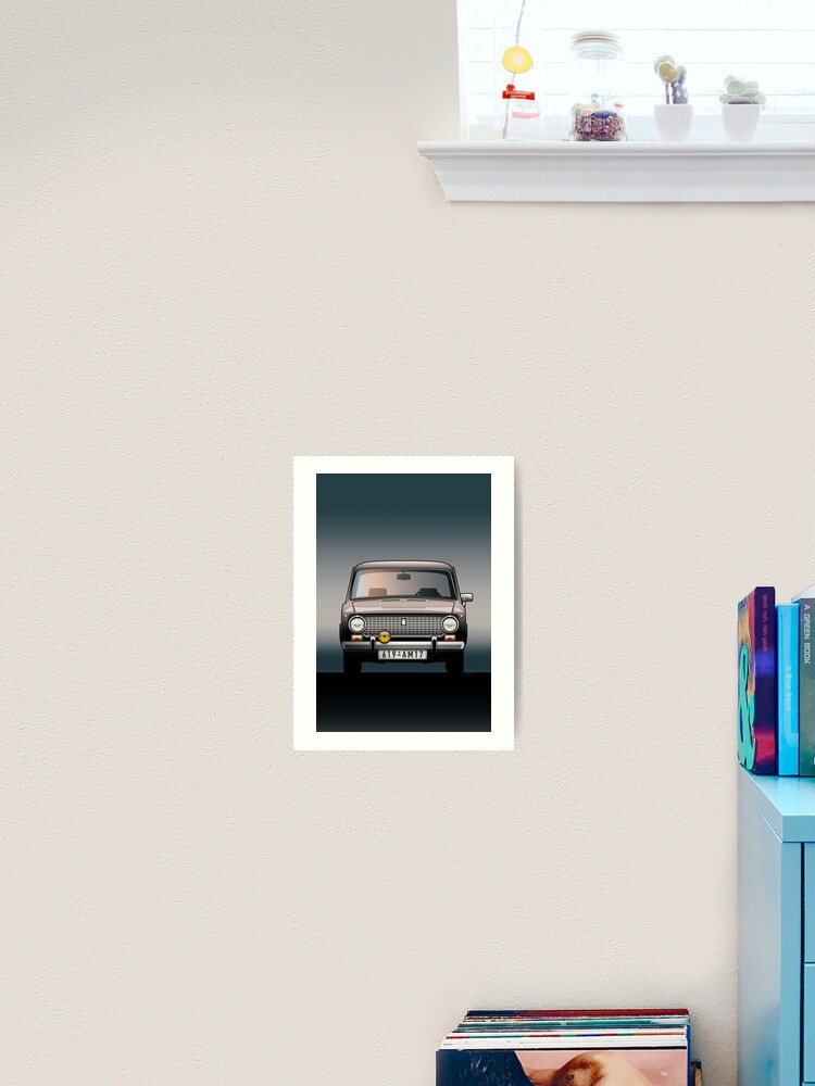 Modern Euro Icons Series FIAT Panda (Tipo 141) Art Print for Sale by  monkeycom