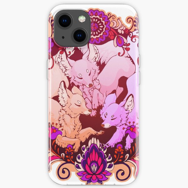 Folk Foxes iPhone Soft Case