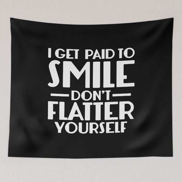 Item preview, Paid To Smile Sarcastic Funny Barista Bartender Gift designed and sold by haselshirt.