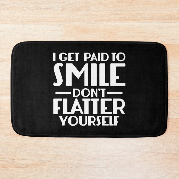 Item preview, Paid To Smile Sarcastic Funny Barista Bartender Gift designed and sold by haselshirt.