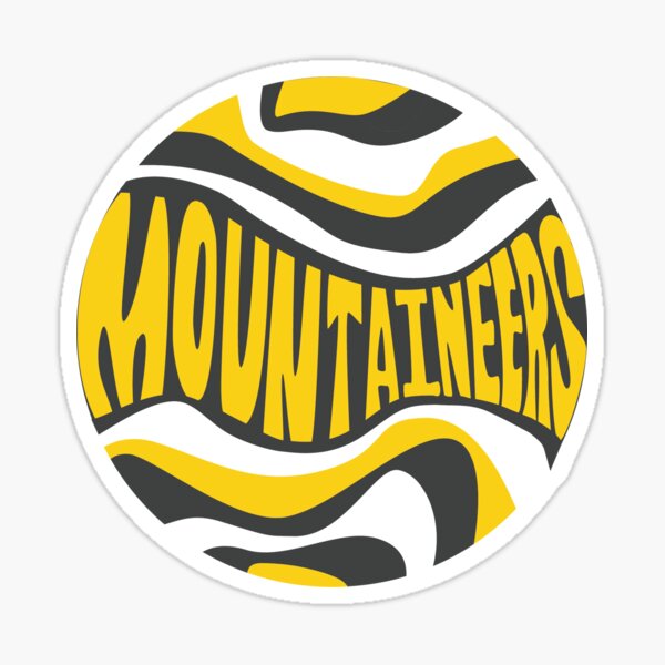 ASU Mountaineers Retro Circle Sticker