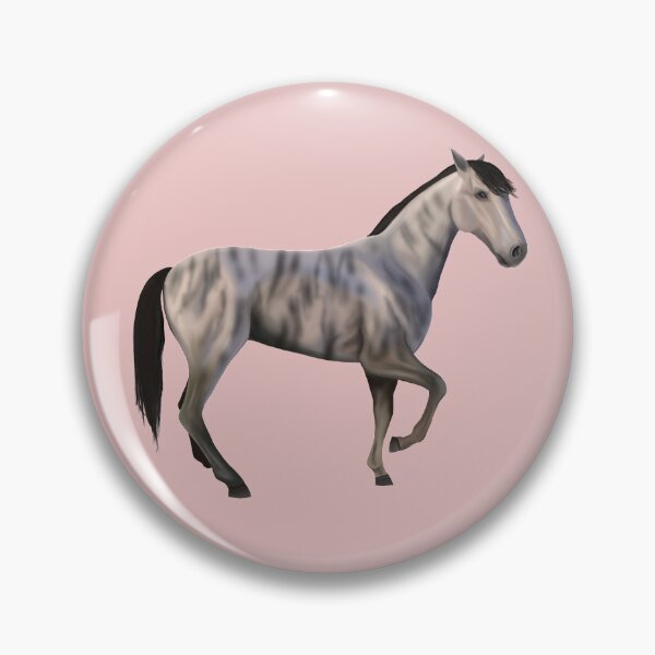 Item preview, Brindle Thoroughbred Horse Sticker designed and sold by artbyolivia-d.