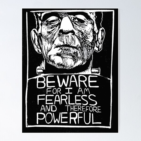 Item preview, Fearless and Powerful Frankenstein designed and sold by ArtbyLacyHale.