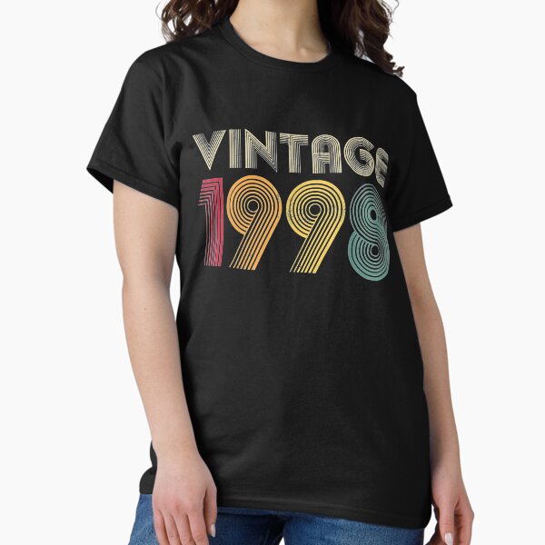 Vista previa del artículo con la obra «21ro Regalo de cumpleaños Vintage 1998 Clásico Hombres Mujeres», diseñado y vendido por DailonisDumpji.