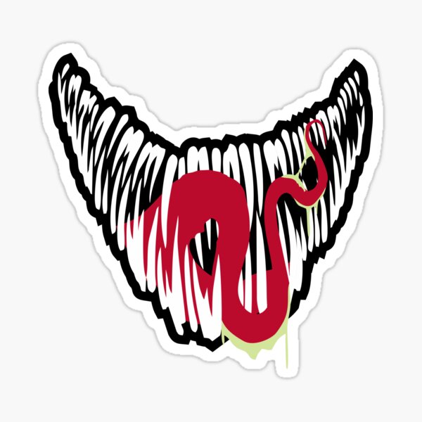 Venom Smile Sticker For Sale By Marlf Redbubble