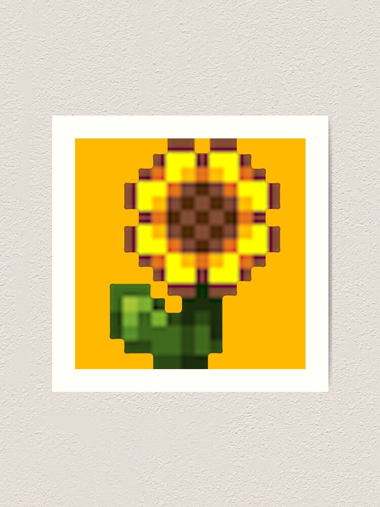 Stardew Valley Pixel Sunflower