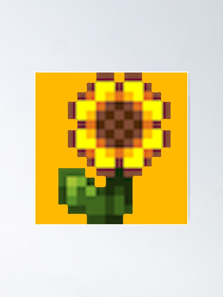 Stardew Valley Pixel Sunflower