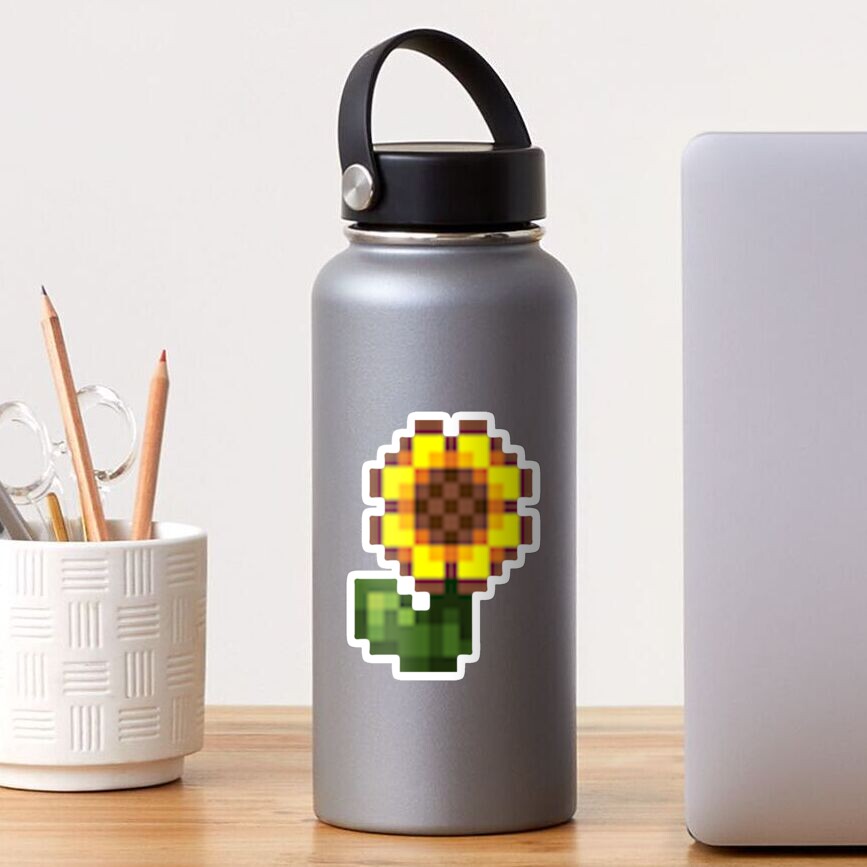 Pegatina «Stardew Valley Pixel Girasol» de edevyor | Redbubble