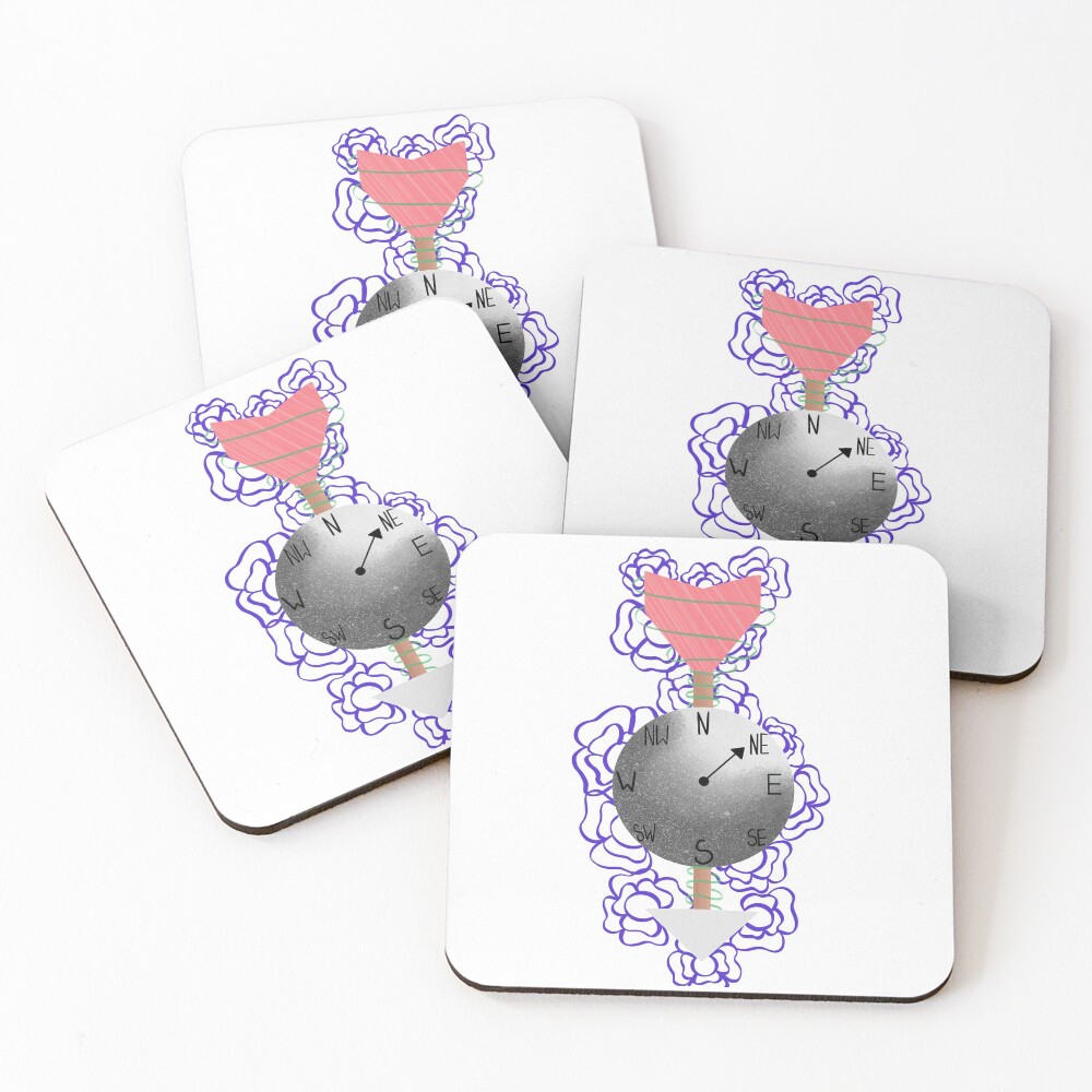 Item preview, Coasters (Set of 4) designed and sold by lizcanocamille.