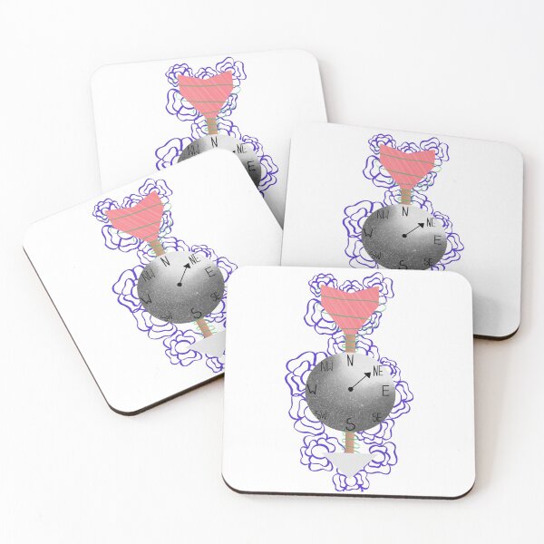 Item preview, Compass With Roses designed and sold by lizcanocamille.