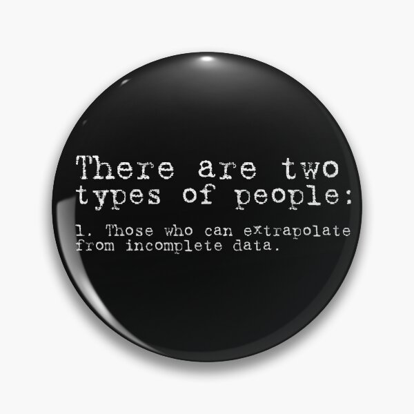 Item preview, There are two types of people Funny incomplete data humor old typography  designed and sold by alenaz.