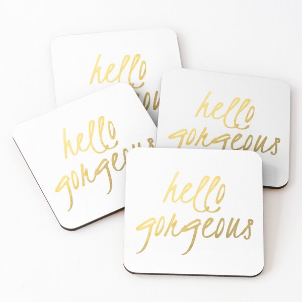 Item preview, Hello Gorgeous - Faux Gold Foil designed and sold by mystylerepublic.