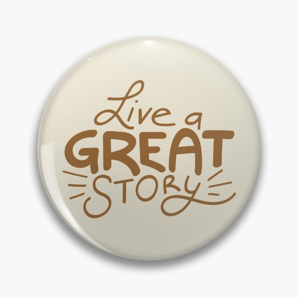 Item preview, Live a great story typography text art quote by Word Fandom - wordfandom designed and sold by Kerry Pritchard.