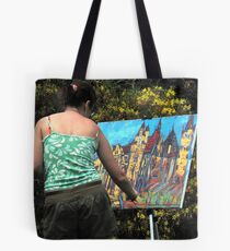 Artist at Work Tote Bag
