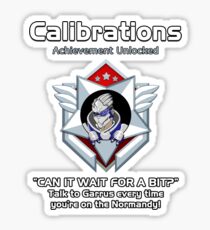ME3 - Calibrations RED Sticker