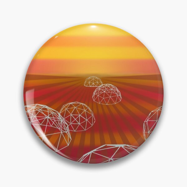 Item preview, Geodesic Mars Sunset designed and sold by Katy Scholten.