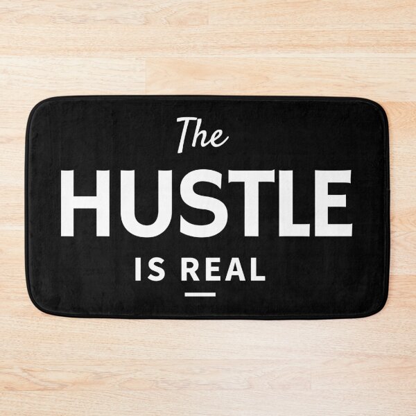 Item preview, The Hustle is Real - White designed and sold by Tee4Daily.