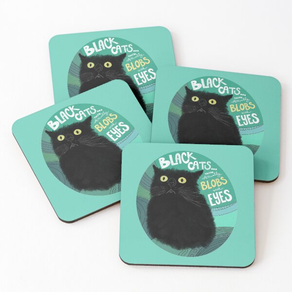 Item preview, Black Cats Are Blobs designed and sold by Aubrie Lamb.