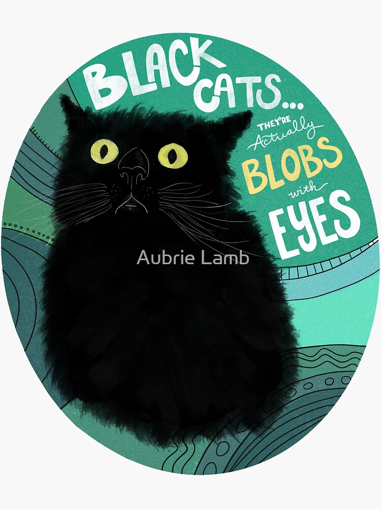 Black Cats Are Blobs by Aubb