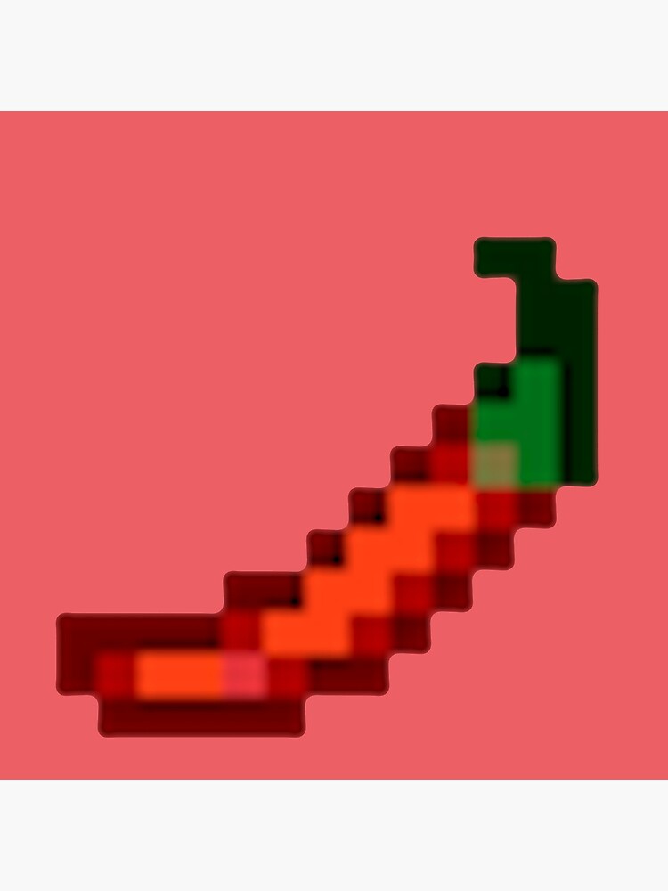 "Stardew Valley Pixel Hot Pepper" Poster for Sale by edevyor Redbubble