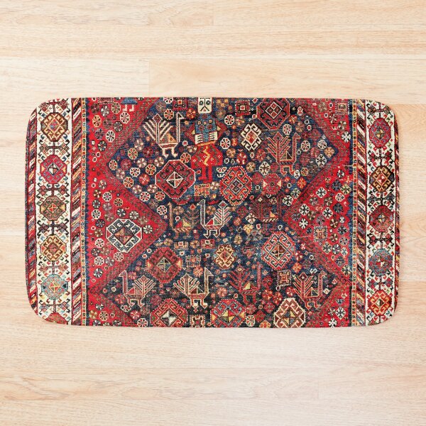 Item preview, Qashqa’i Fars Southwest Persian Nomad Rug Print  designed and sold by Vicky Brago-Mitchell®.
