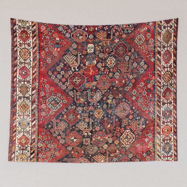 Item preview, Qashqa’i Fars Southwest Persian Nomad Rug Print  designed and sold by Vicky Brago-Mitchell®.