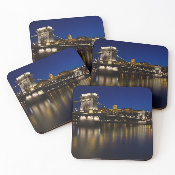 Item preview, Nightfall over Chain Bridge designed and sold by wellsie82.