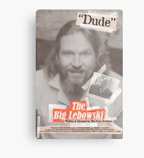 The Big Lebowski Tabloid Metal Print