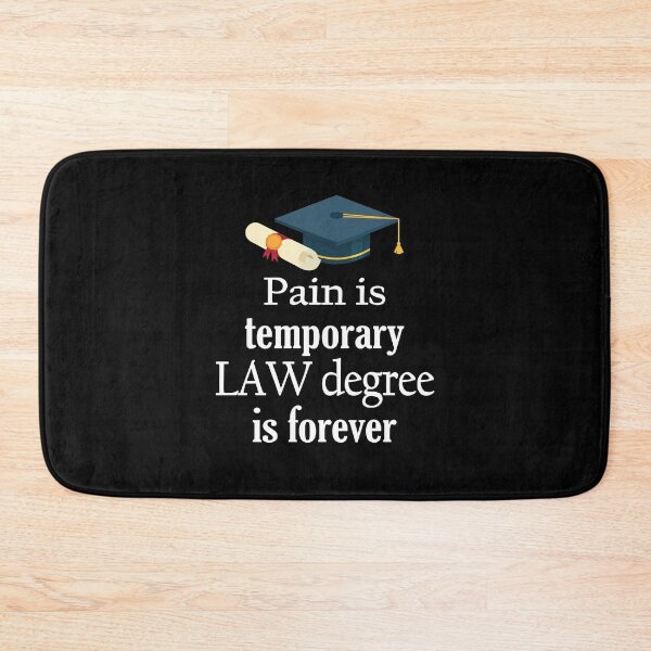 Item preview, Pain Is Temporary Law Degry Is Forever designed and sold by Merch By ika.