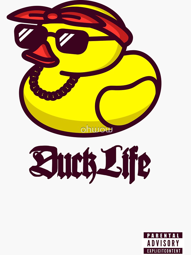 "Duck Life" Sticker For Sale By Ohwow | Redbubble