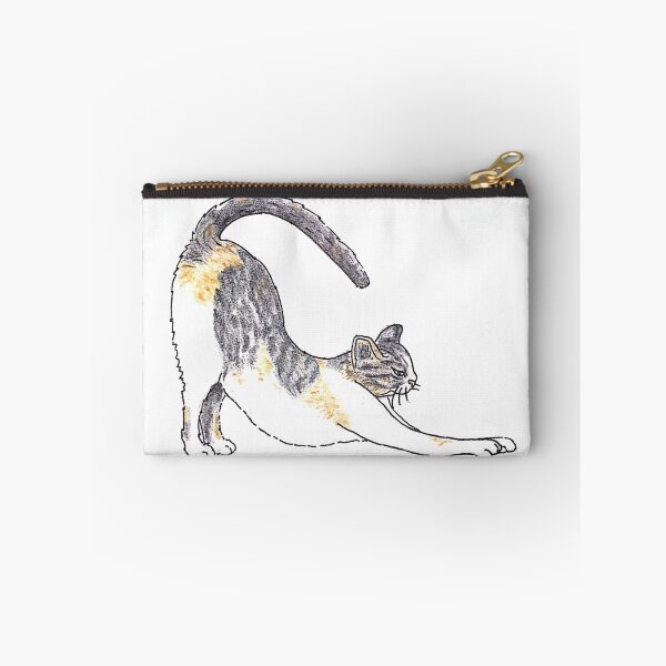 Item preview, Illustrated Short-hair Tri-color Tabby Kitty Cat  designed and sold by BusyBee Argentina.