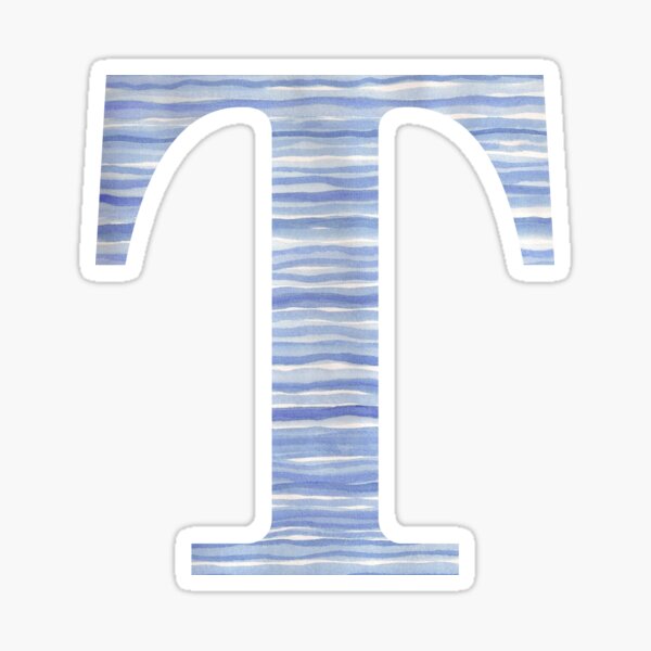 T Letter Stickers Redbubble