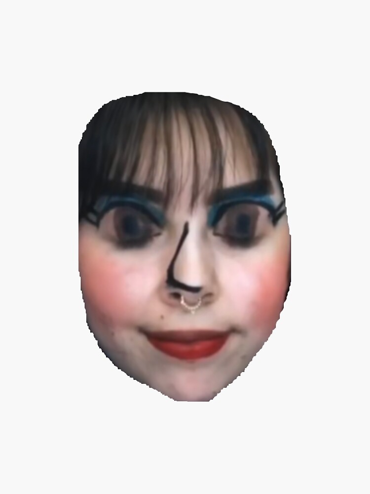 Cursed Mii Sticker By Northp0le Redbubble