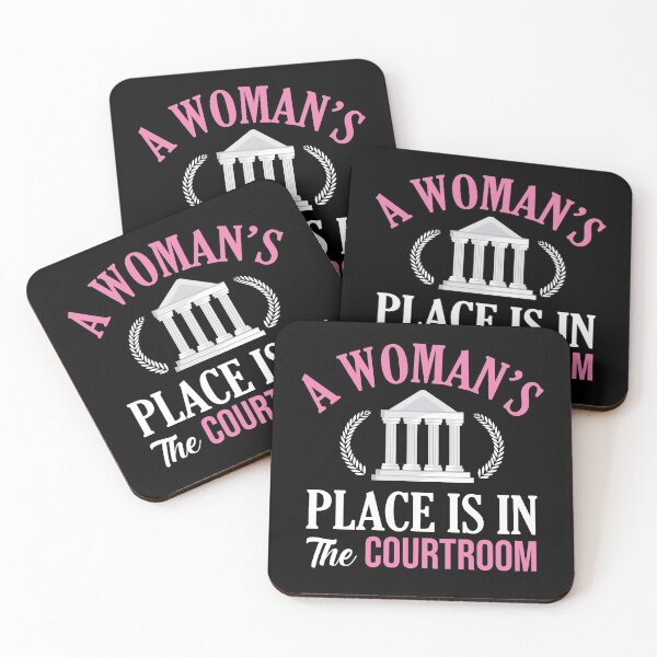 Item preview, A Woman's Place Is In The Courtroom designed and sold by Merch By ika.