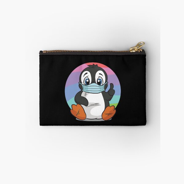 Item preview, Penguine with face mask designed and sold by Moonpie90.