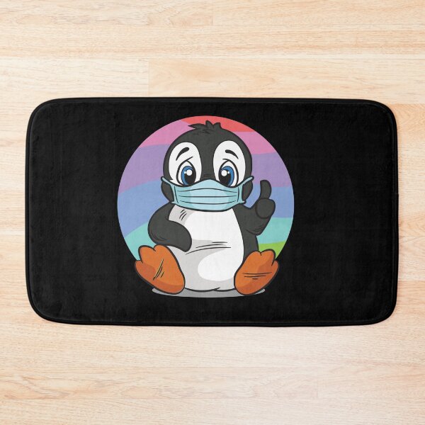 Item preview, Penguine with face mask designed and sold by Moonpie90.