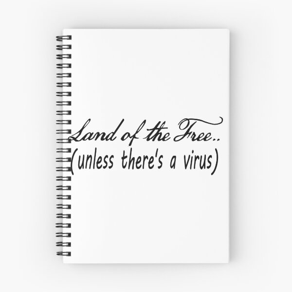 Item preview, Land of the Free..(unless there's a virus) designed and sold by BatMasterson.