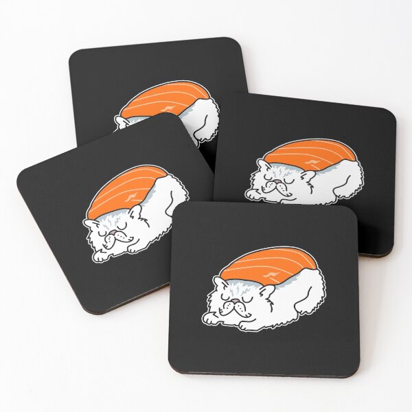 Item preview, Sushi cat kitty persian cat pet gift designed and sold by redshirtz.