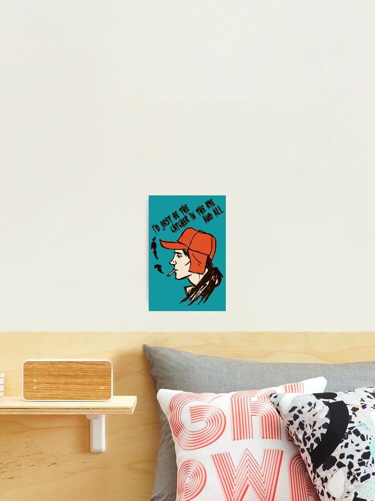 holden caulfield, Catcher In The Rye  Sticker for Sale by mindesigner