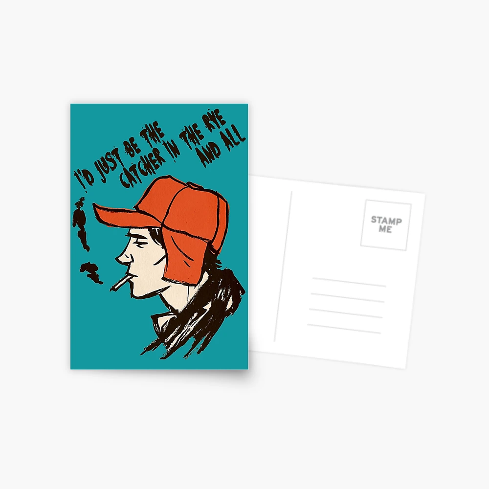 Holden Caulfield,  I'd just be the catcher in the rye and all Art Board  Print for Sale by mindesigner