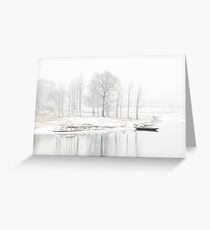 A Silver World Greeting Card