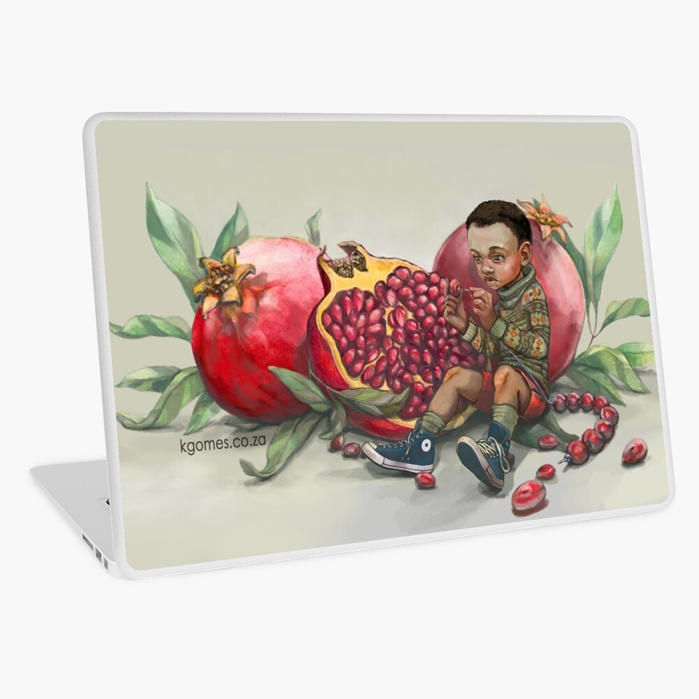 Pomegranate beads Laptop Skin