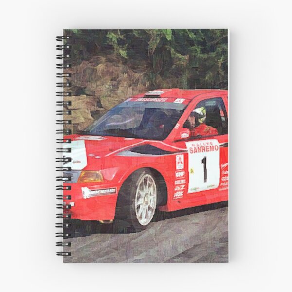 Item preview, Mitsubishi Lancer Evo 6 1999 Tommi Mäkinen WRC Rally Poster designed and sold by Road To Track.