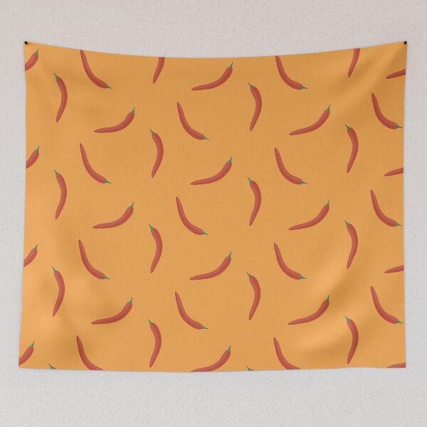 Item preview, Chili pepper on yellow designed and sold by reneesillus.