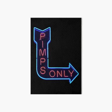 Pimps Only - Kendrick Lamar Art Board Print