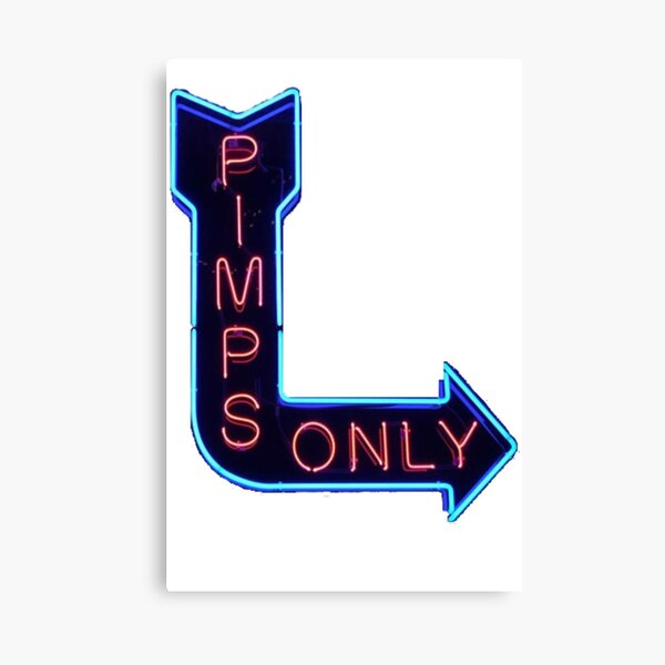 Pimps Only - Kendrick Lamar Canvas Print