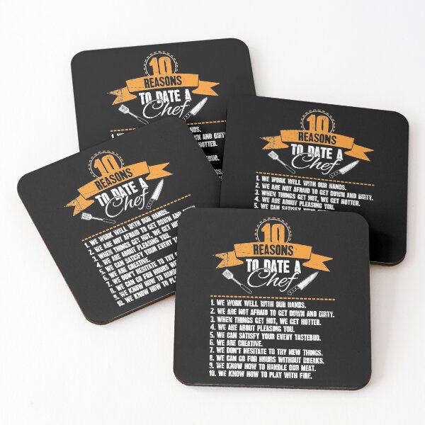Item preview, 10 reasons to date a chef designed and sold by Captain Mood.