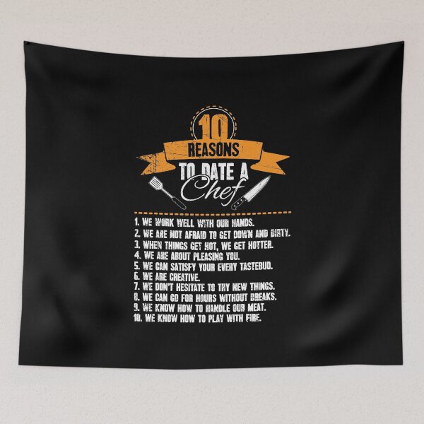 Item preview, 10 reasons to date a chef designed and sold by Captain Mood.